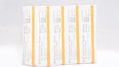 BD 305901 SafetyGlide Ndle 25G x 5/8 inch - 5 Packs